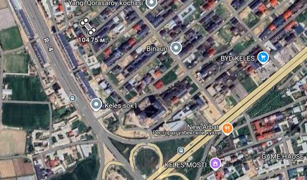 BYD автосалон орқасидаги янги Узумзорда 3 сотик ер сотилади