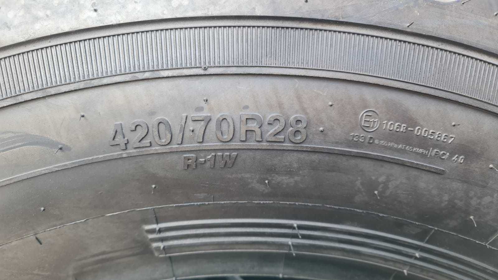 Anvelope noi ALLIANCE AGRISTAR II 420/70 R28 cauciucuri tractor fata