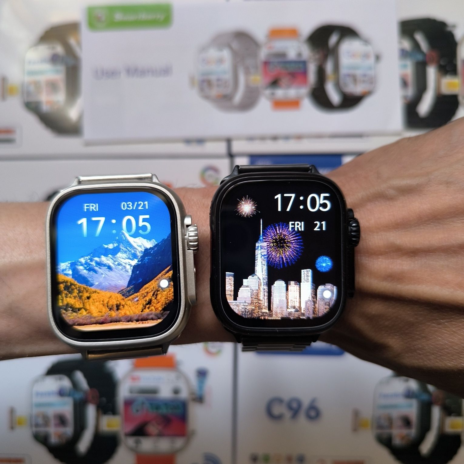 Smart Watch C96, 5G Sim kartali soat, Умный смарт часы с сим-картой