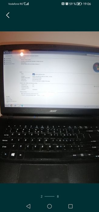 Laptop Acer Aspire ES1-511 cu procesor Intel® Celeron® Dual-Core