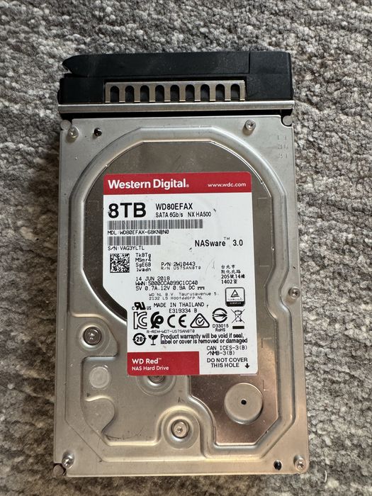 8TB HDD Red Enterprise, Western Digital