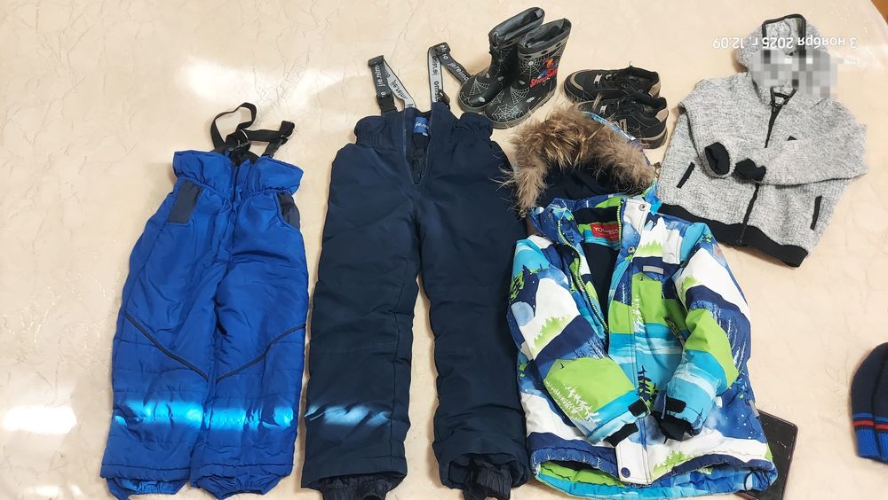 Зимние вещи на мальчика 6-7 лет