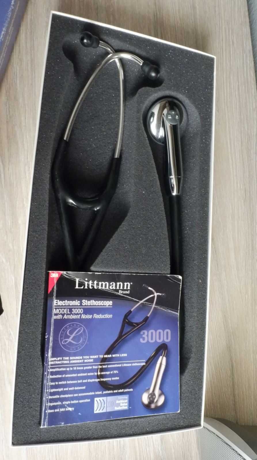 Професионален лекарски електронен стетоскоп 3M™ Littmann® 3000
