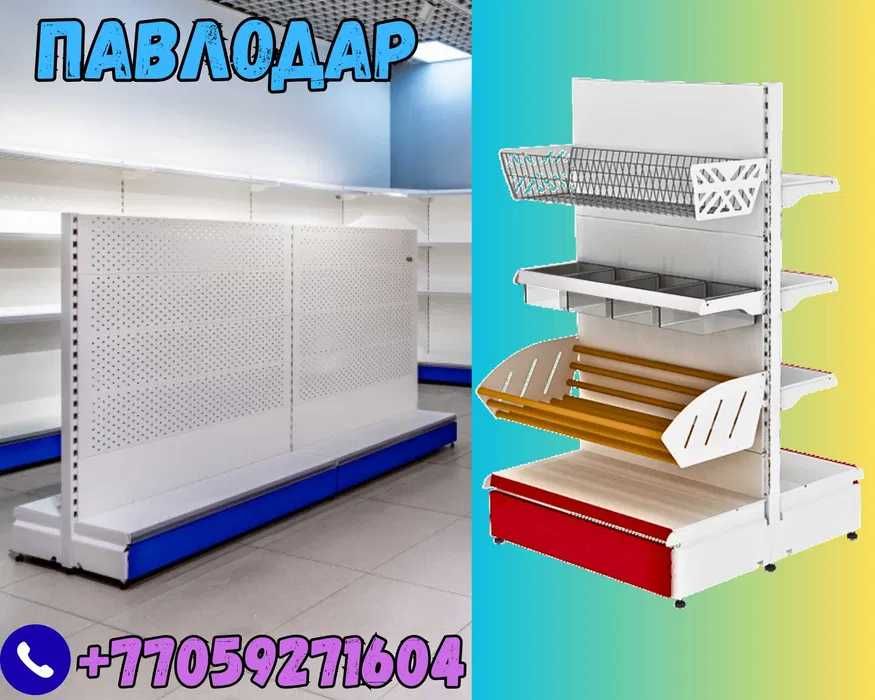 Стеллаж металлический сборный, полка стеллаж, полка металлическая pats