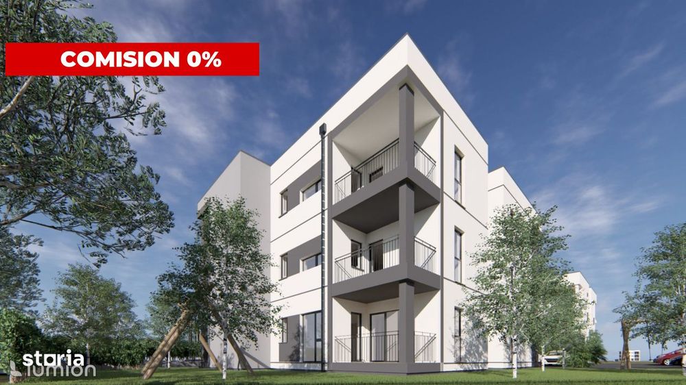 Apartament cu 3 camere si 2 bai - 64,92 mp - Direct dezvoltator- Bucov