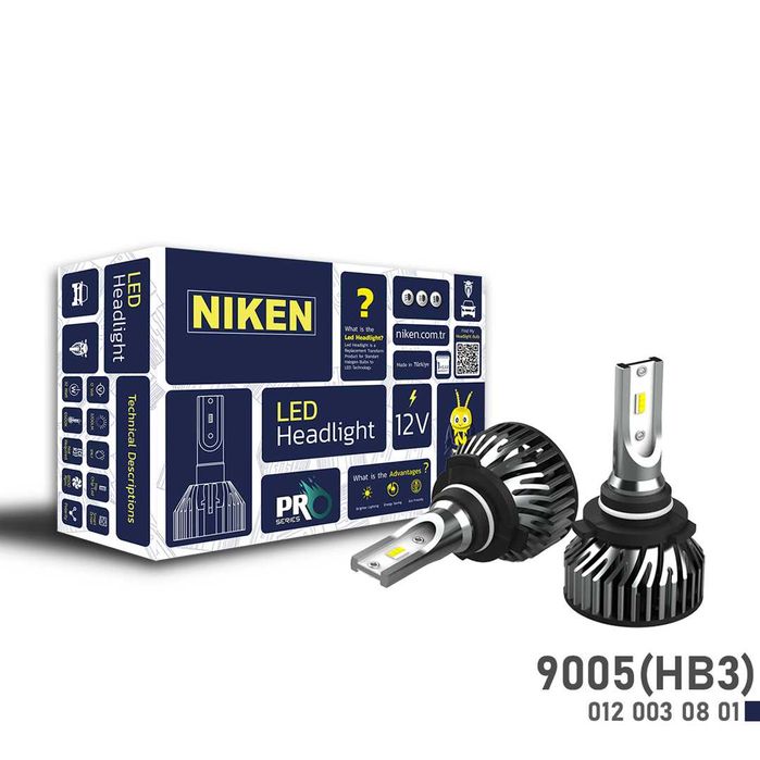 Комплект Диодни крушки Niken 9005 HB3 ПРО 2бр / CANBUS