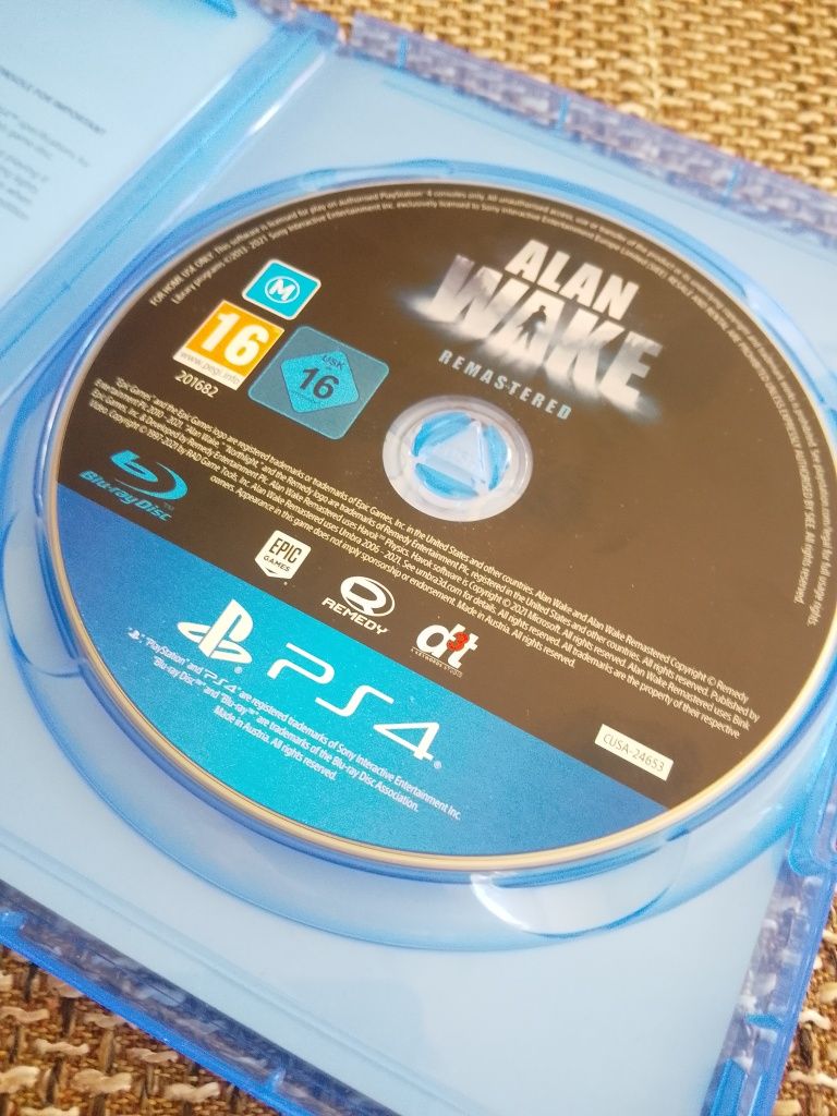 Alan Wake Remastered PS 4