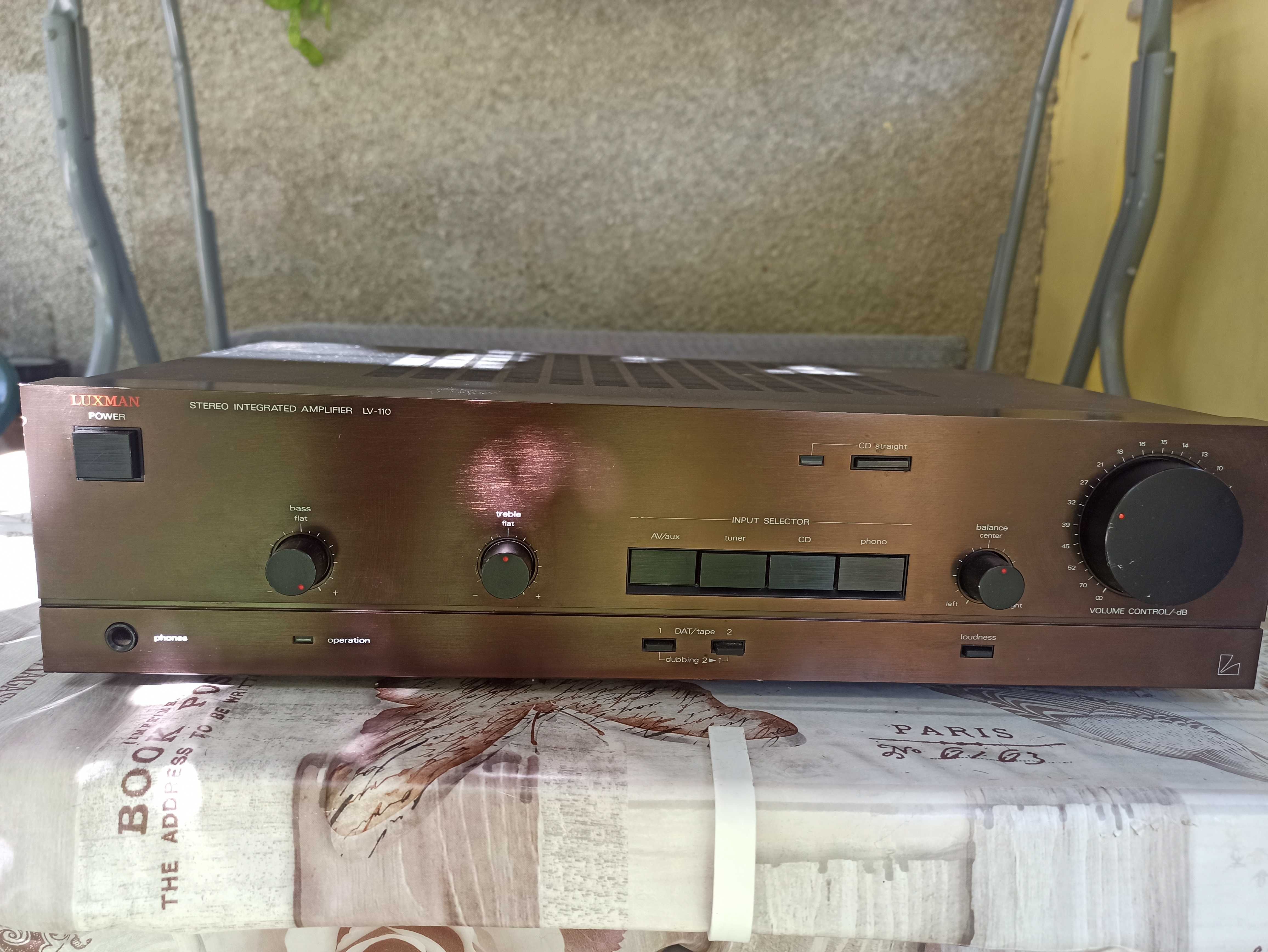 Stereo integrated amplifier lv-110 Luxman