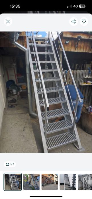 Scari metalice zincate