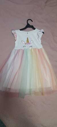 Детска рокля  с еднорог