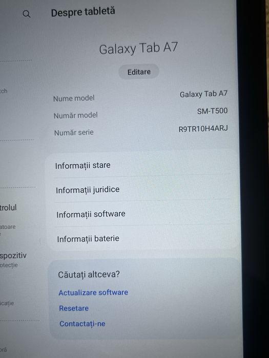 Tableta samsung T500 10 inch,32 gb