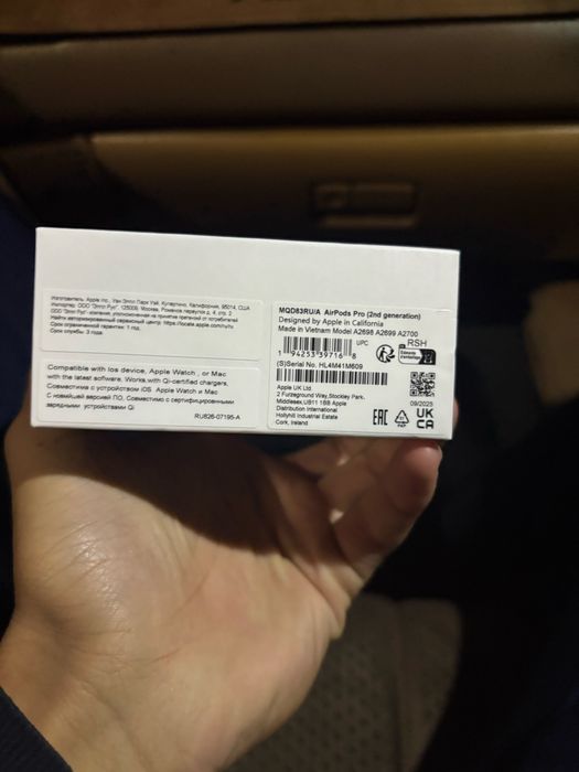 AirPods Pro премиюм качества. QR код открывает , могу доставить