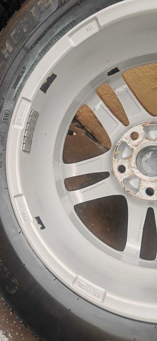 Jante/Roti Iarna Dezent 5x112 R16 + cauciucuri Michelin Alpin 6