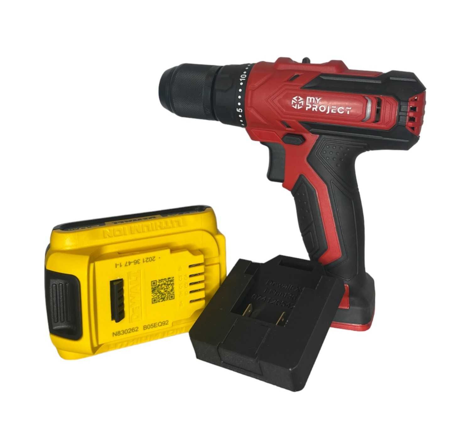 Adaptor baterii (acumulatori) Dewalt XR 18v la unelte MyProject