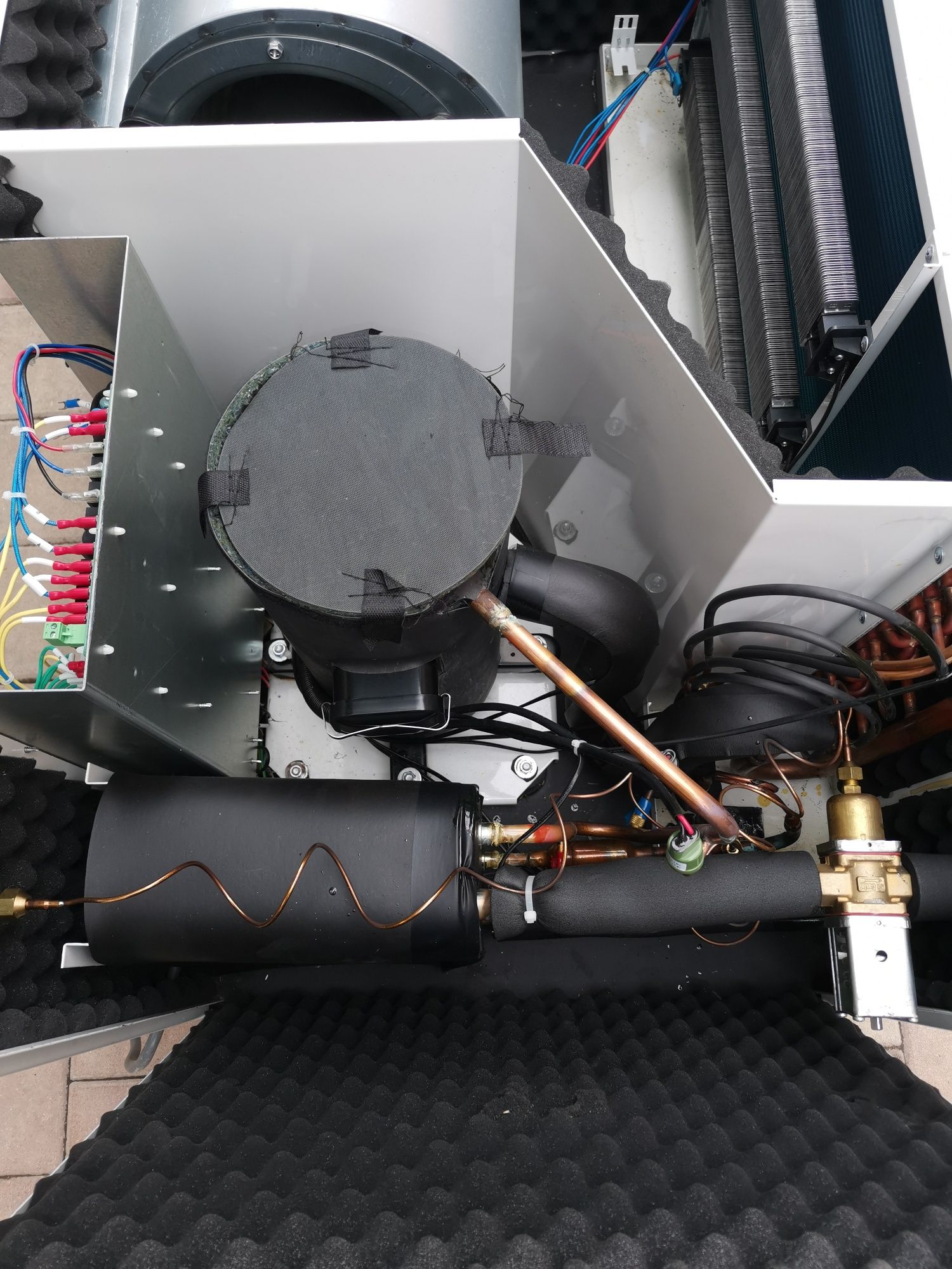 Dezumidificator  15 kw,cameră cu temperatura și umid