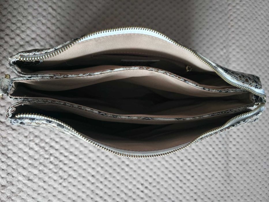 Geantă Piele Naturală MY BEST BAG FIRENZE -Snake Print (Made in Italy)