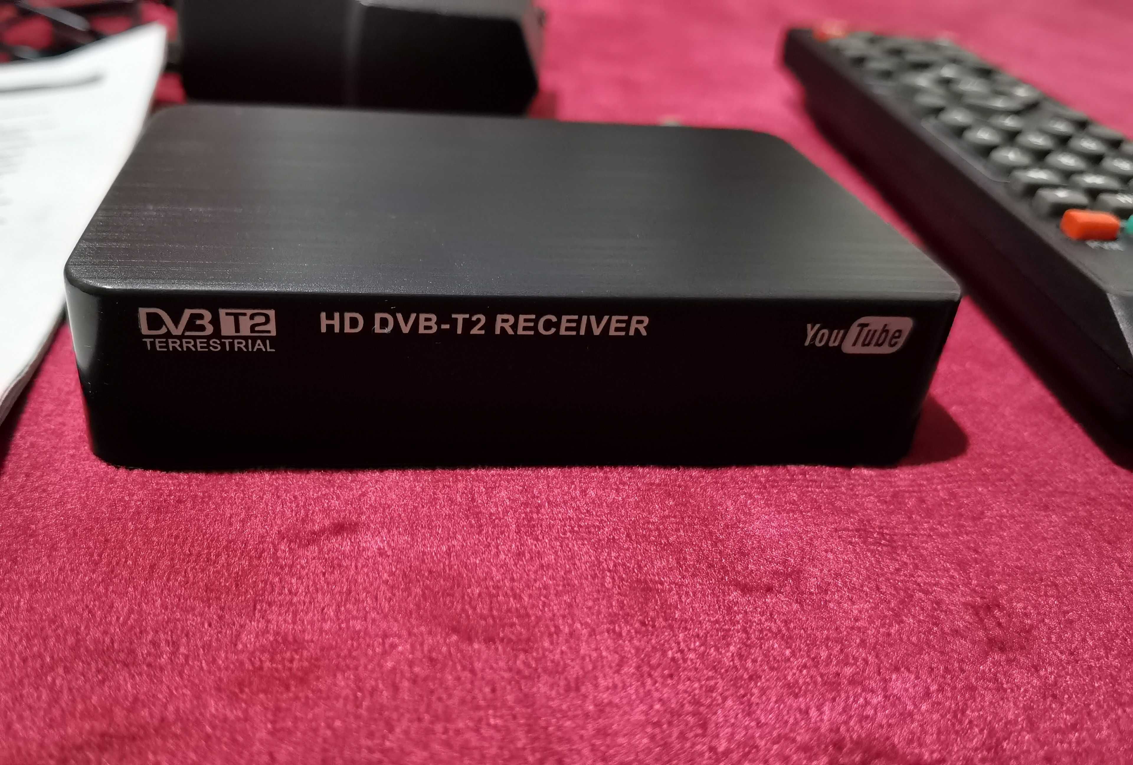 Цифров тунер с дистанционно за телевизор, тип HD DVB-T2 RECEIVER