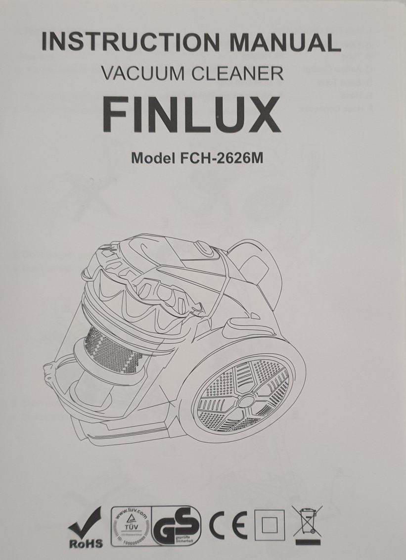 Прахосмукачка Finlux FCH 2626M