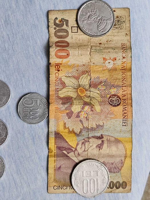 Colectie monede 100 lei 3 lei 50 5 15 25 bani 1 lei anii 1966 - 1999