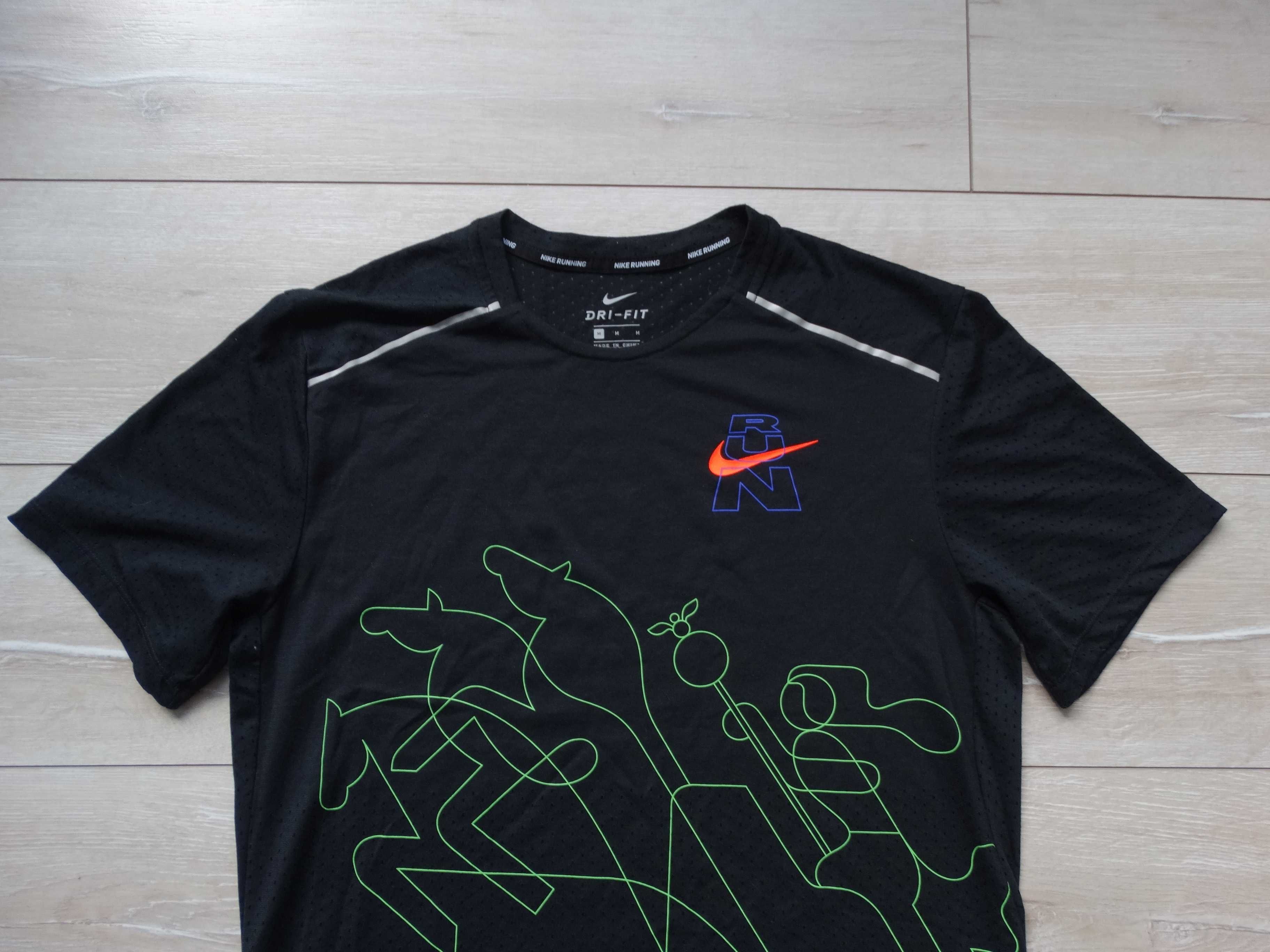 Найк Nike Rise 365 Running Dri Fit мъжка тениска размер М