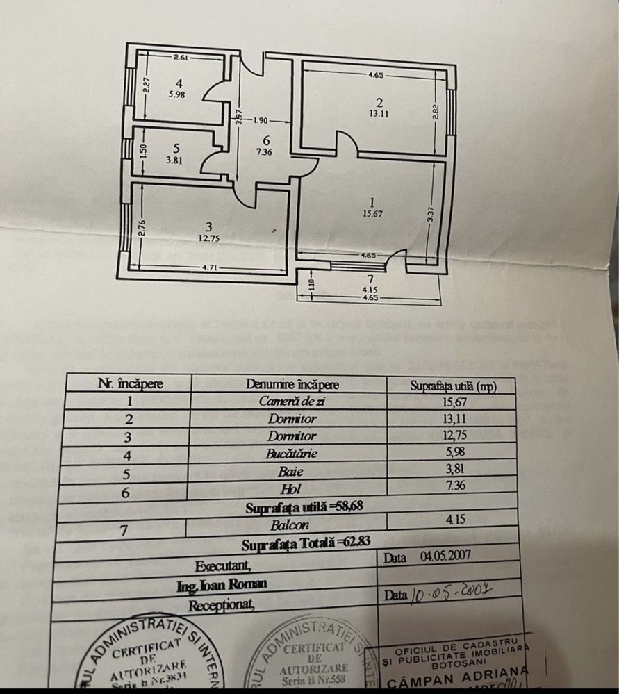 Vand ap. ultracentral zona Unirii