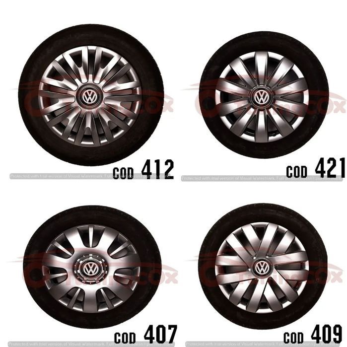 capace roti r16  vw la set de 4 buc,capace janata aliaj