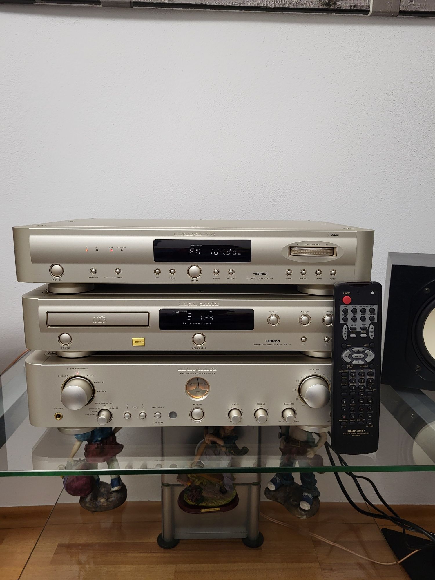 Linie Marantz-PM-17 CD-17 ST-17 stare ca noi