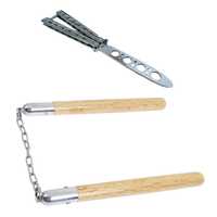 Set briceag antrenament Basic Blade si nunceag din lemn