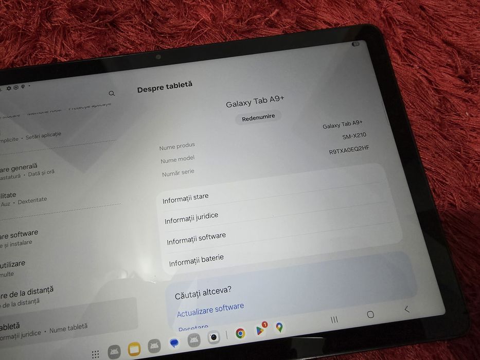 -Samsung Tab A9 Plus, MS-X210, 64Gb, 4Ram, Purple, stare foarte buna,