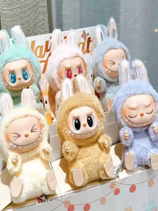 Labubu игрушка / Лабубу игрушка-брелок, 15 см  Blind Box / Полный сет