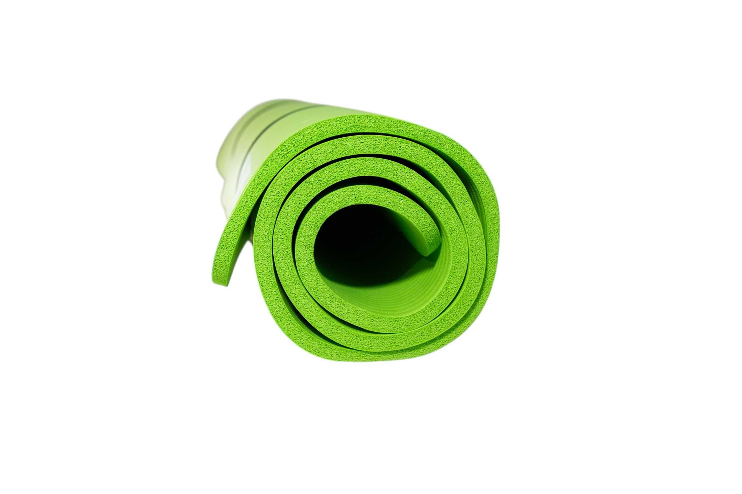 Saltea Yoga 190cm x 100cm x 15mm grosime. verde