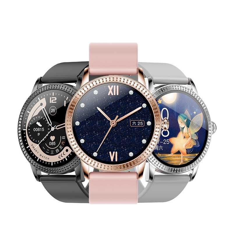 Луксозен смарт часовник CF18P - златно- розов