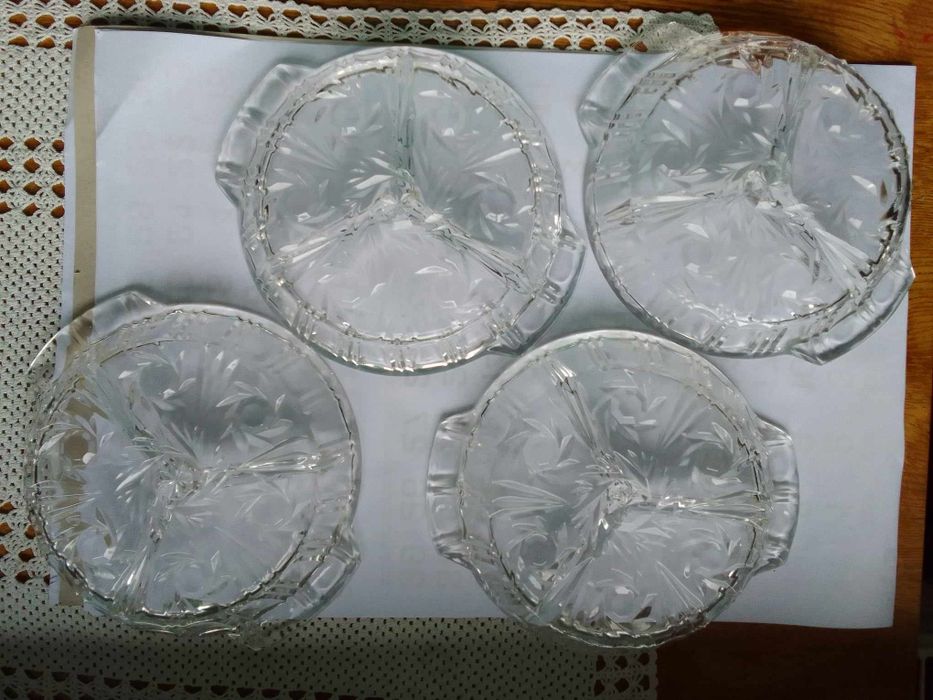 Кристални плата за ордьоври