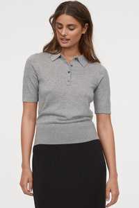 Bluza pulover gri polo H&M