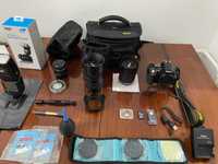 Nikon D3200 + 3 объектива и комплект