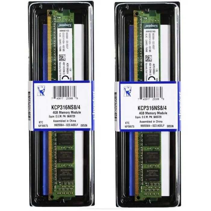 Kit memorie 8GB DDR3 1600MHz Kingston 2 x 4GB CL11 1.5v nou sigilat