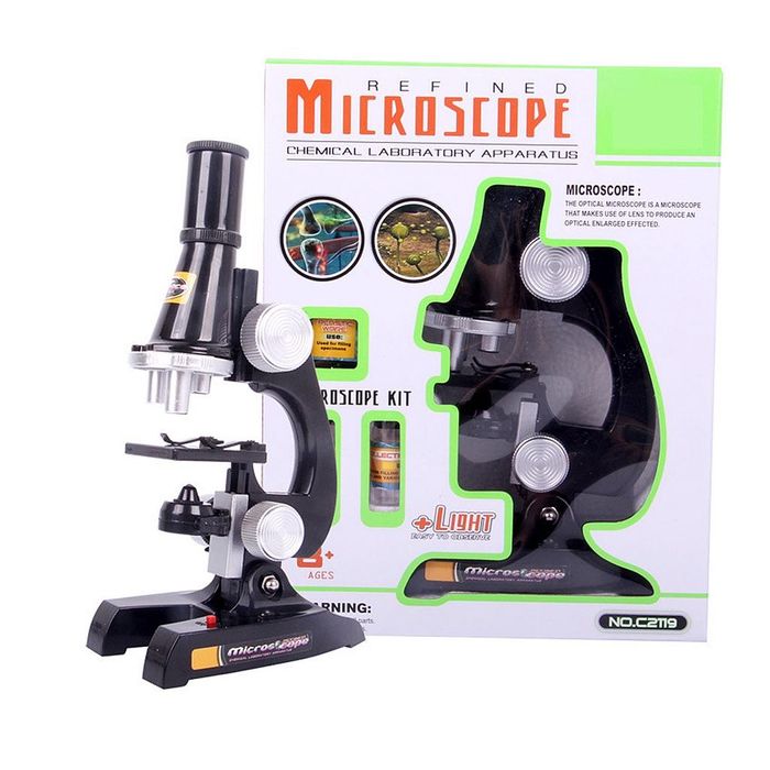 Детский микроскоп с зеркальцем