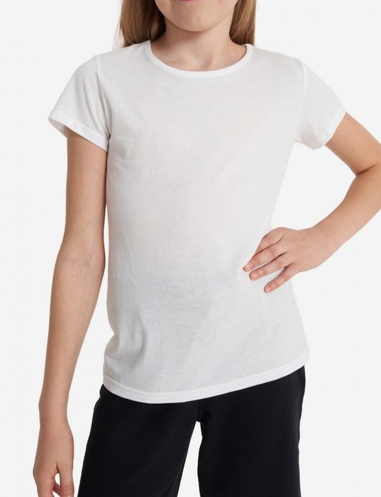 Новые фирменные белые футболки для мальчиков и девочек!!!