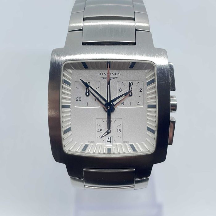 Longines Oposition Chronograph швейцарски мъжки квадратен часовник