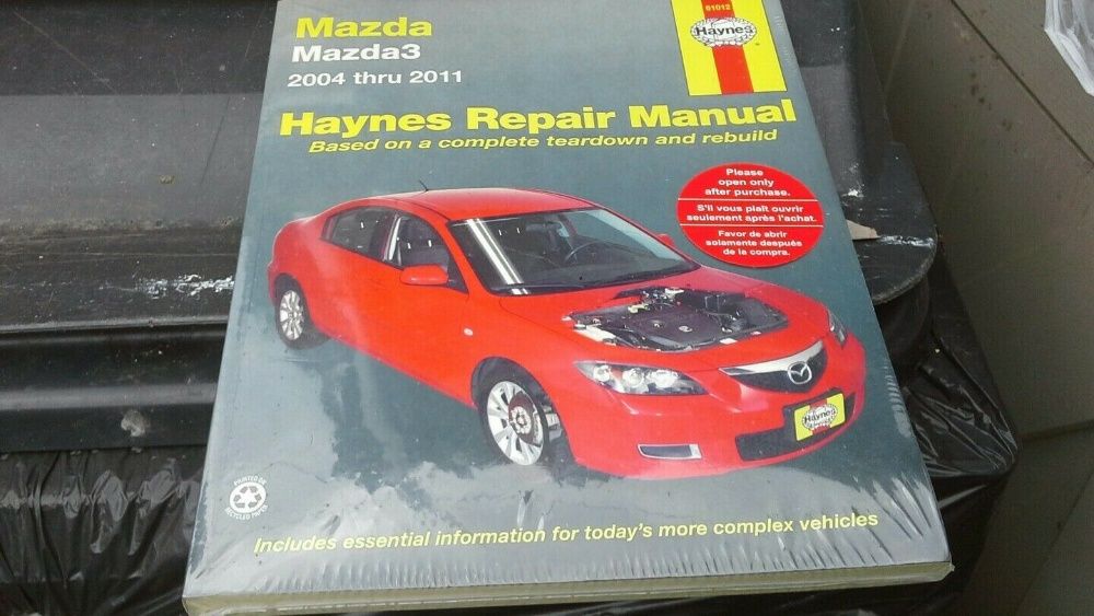 Manual auto Haynes Mazda 3 2004-11, MX-5 1989-2005, Kia Sorento 03-13