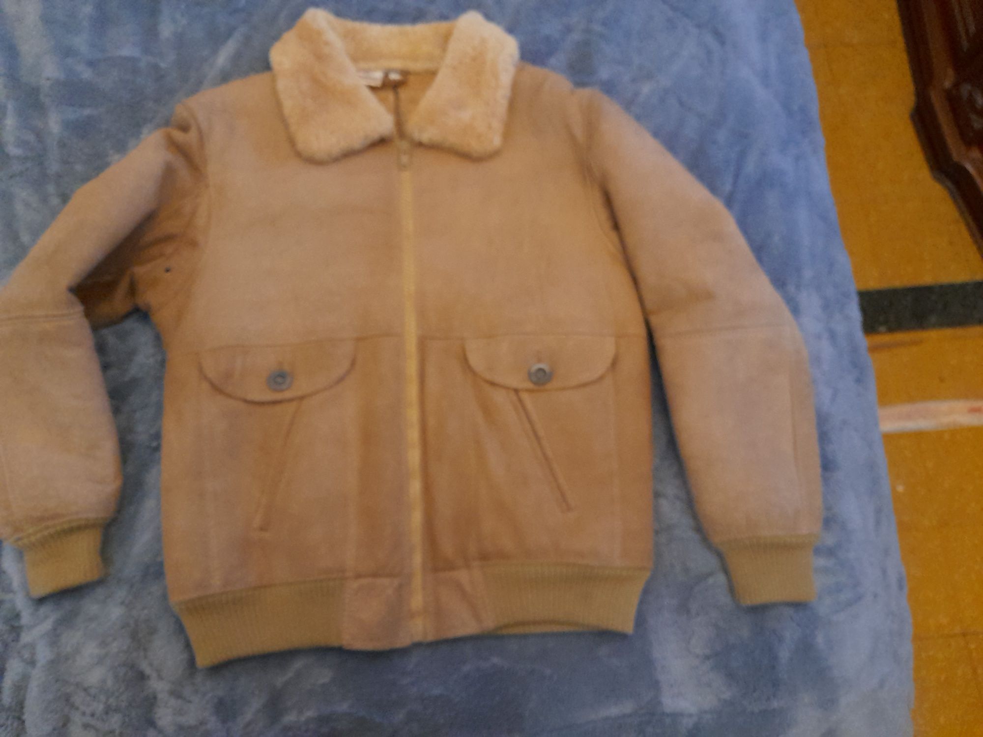 Cojoc blana de oaie original Malboro Tg.54
