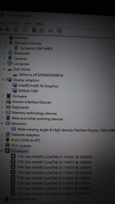 Lenovo ThinkPad P14s Gen2 FHD IPS Nvidia T500 /i5 1145G7/ 256 GB/ 16GB