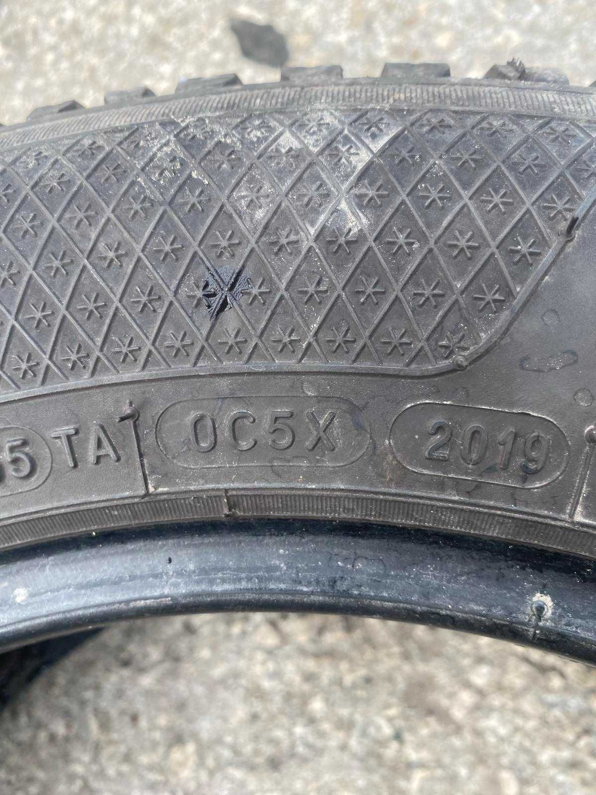2 броя Зимни гуми Kleber 195/65 R15 Dot 2019 ном 122