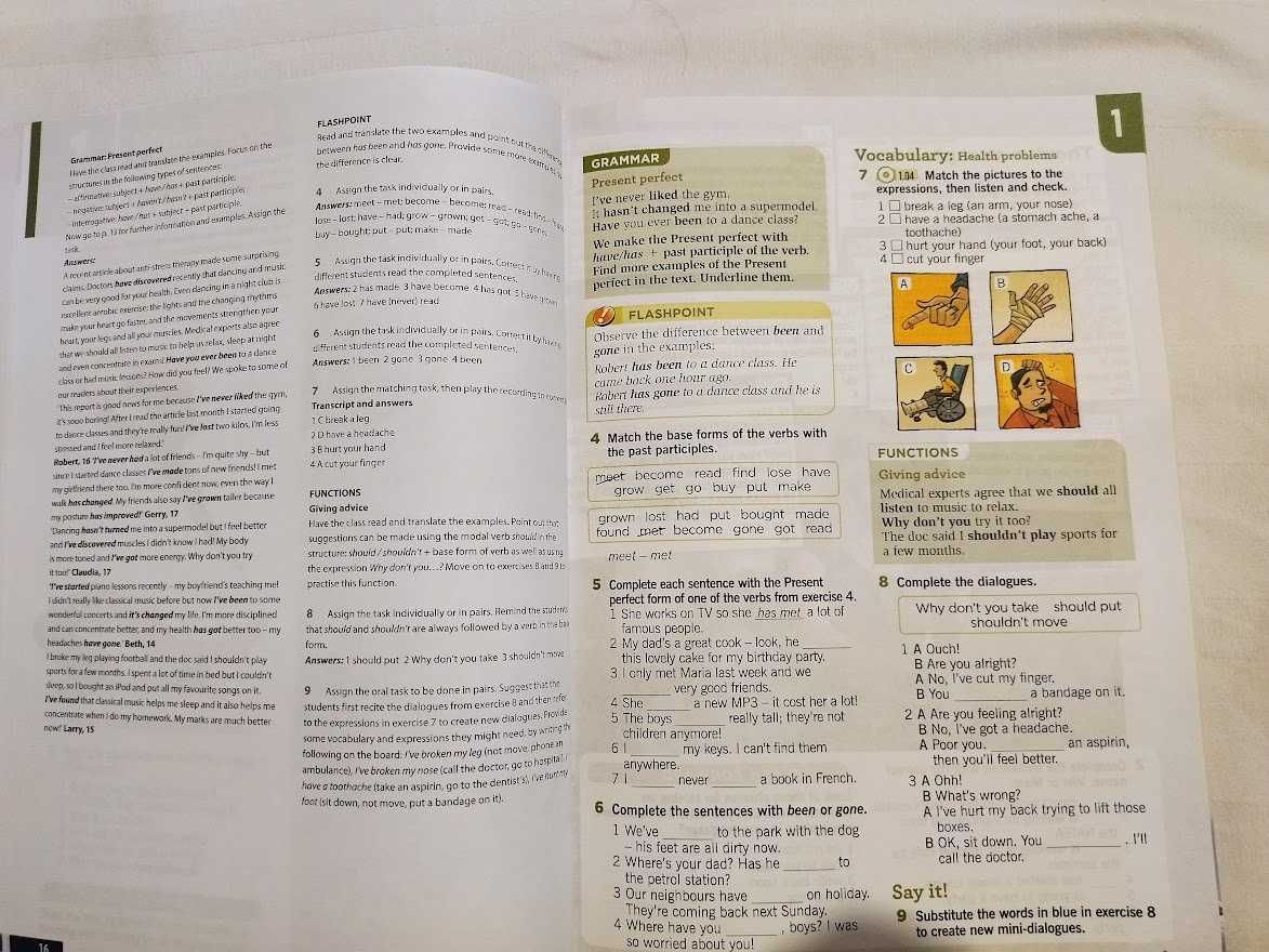 Flash on English for Bulgaria B1.1: Teacher's Book, Workbook