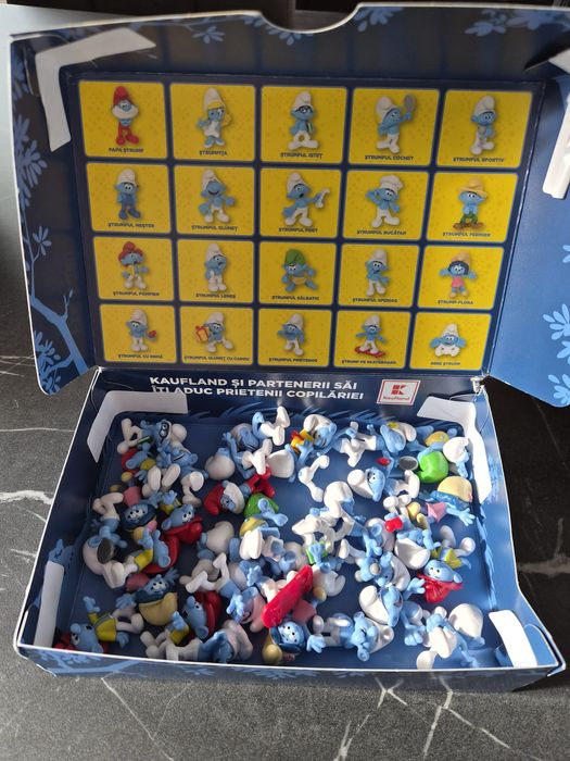 Set complet 20 strumfi Kaufland 2025