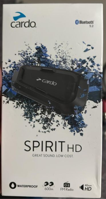 Intercom Moto Cardo, spirit Hd, sigilat, transport inclus
