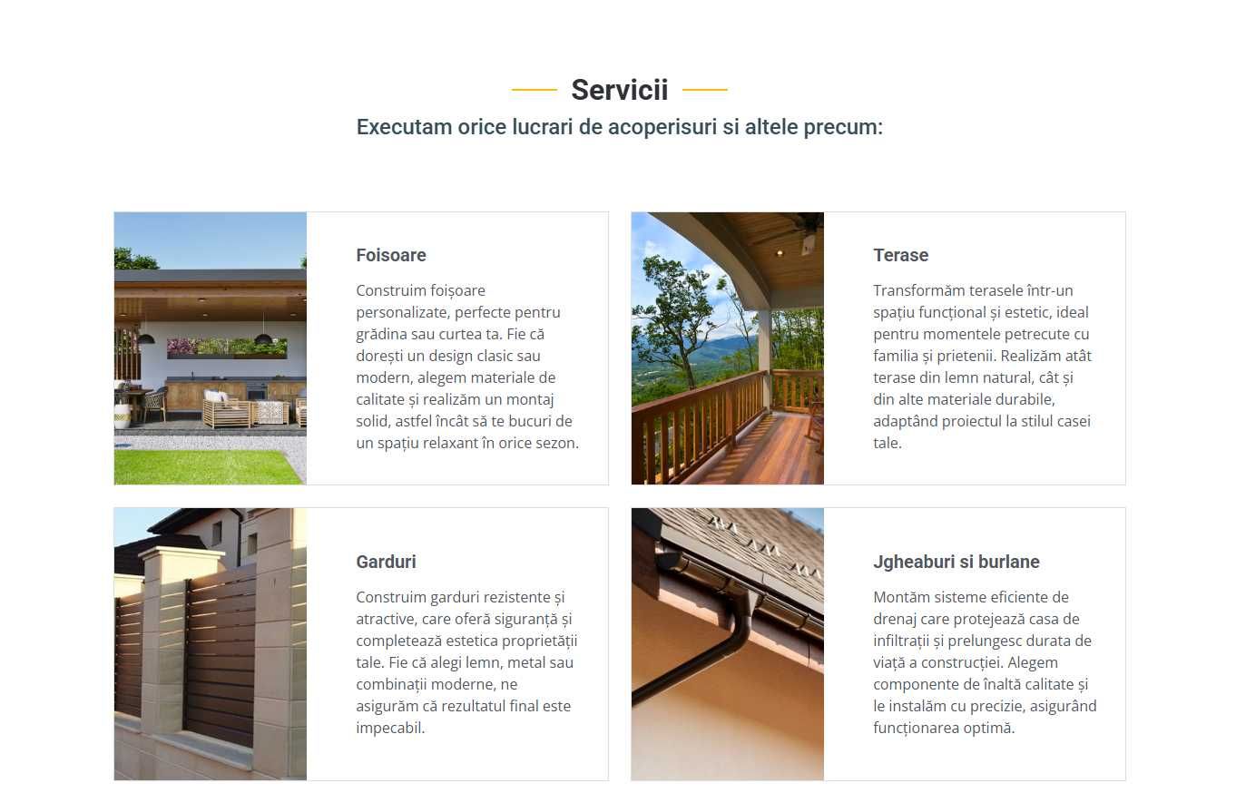 Creare website, site de prezentare, magazin online