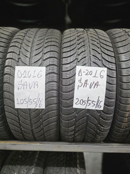 4x 205/55/16 M+S SAVA Stare excelenta
