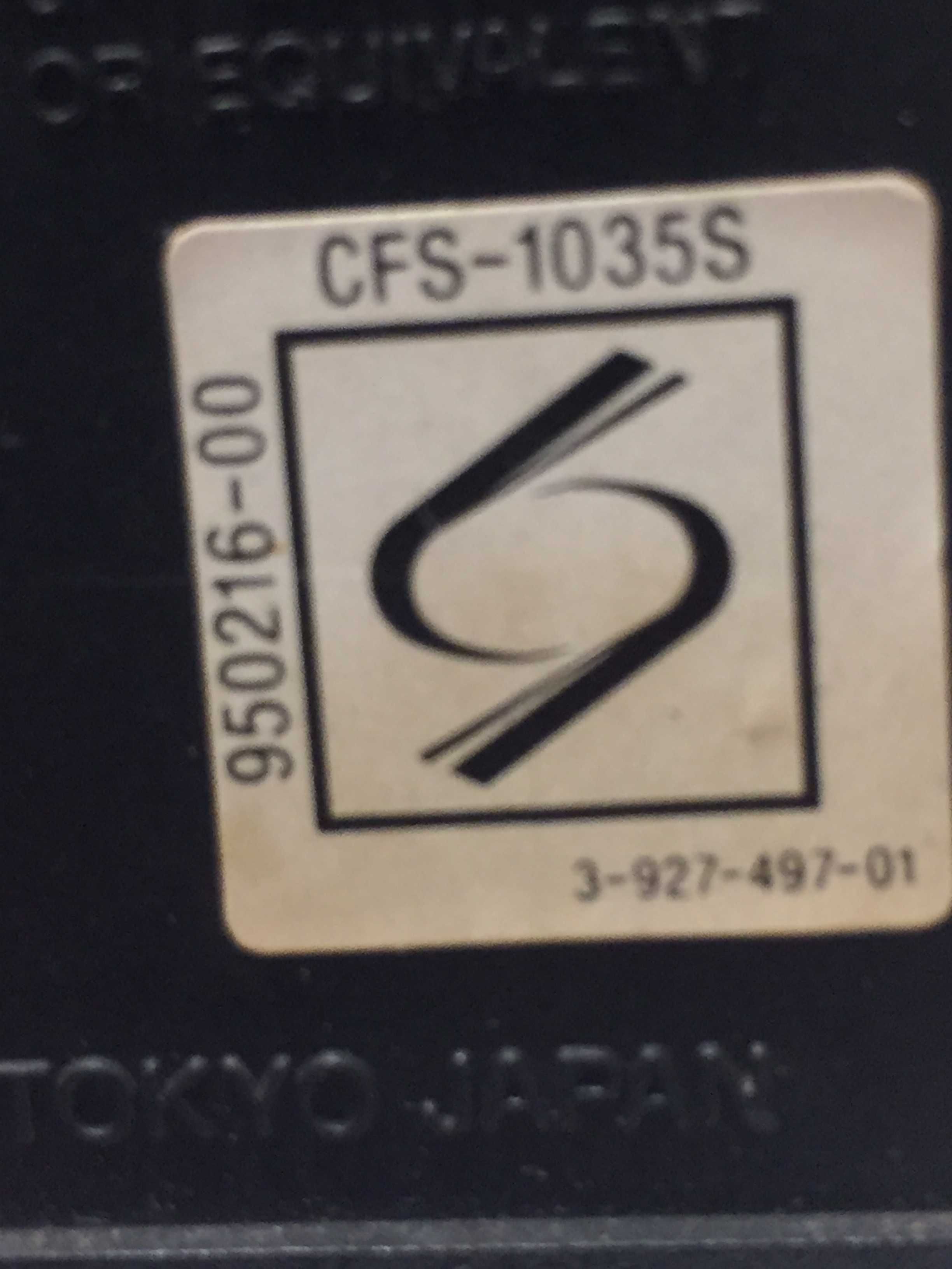 SONY Radio Cassette CFS-1035S, Japan, Antena Satelor super, FM  super