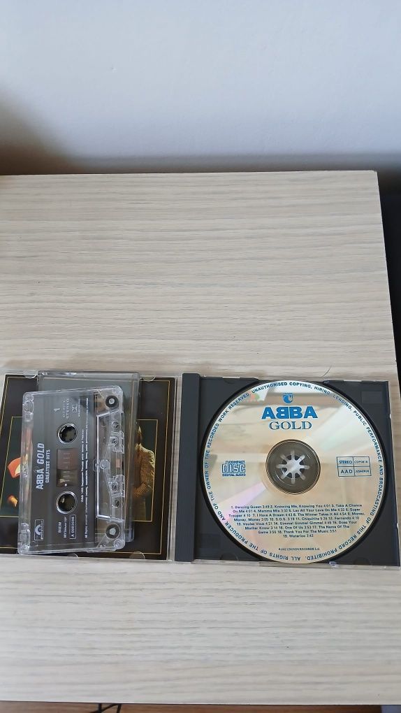 Dc si caseta Audio Abba Gold